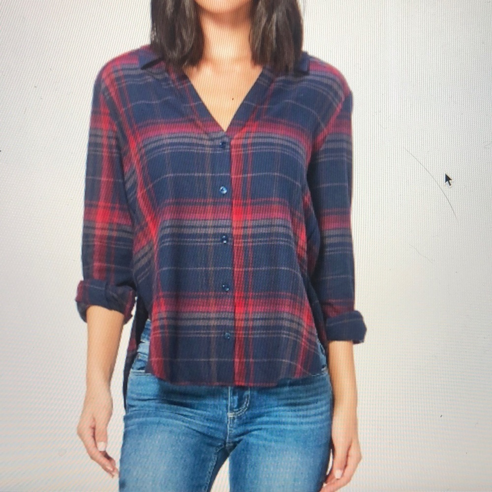 Paige flannel top